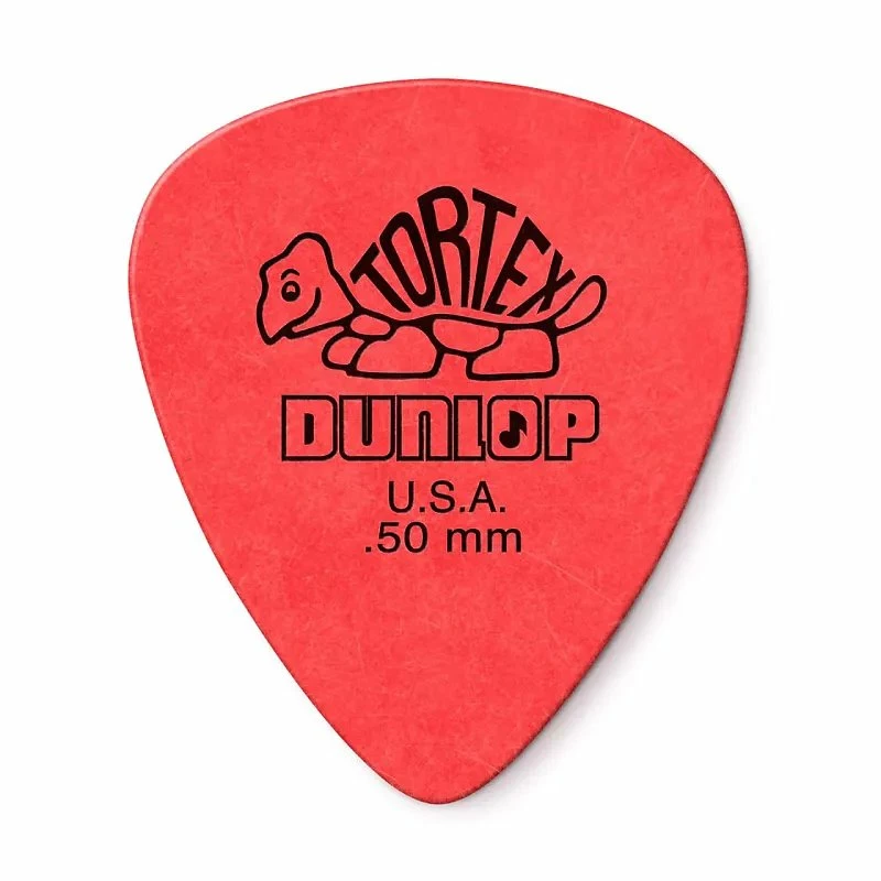 Empire Guitars Accessories Dunlop Tortex Standard Picks .50mm, 12 Pack- 418P.50 Red