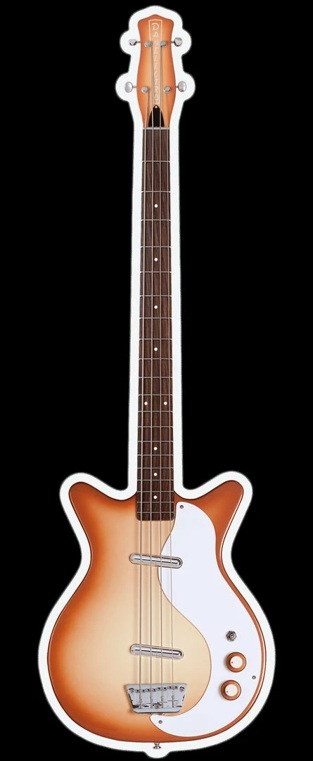 Empire Guitars Danelectro 59DC Long Scale Bass Copperburst *Free Shipping In The USA* Electric