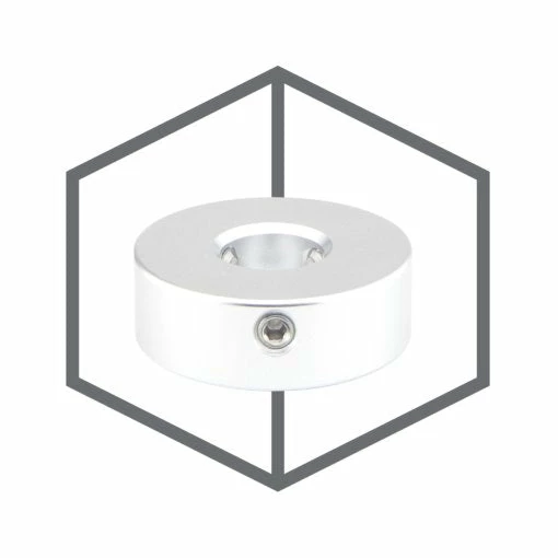 Empire Guitars Barefoot Buttons Skirtless V1 Silver 17-V1-SK-SV