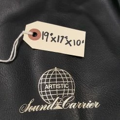 Empire Guitars Accessories Vintage Sound Carrier Artistic Black Vinyl Dust Cover For 19"X17"X10" Amp