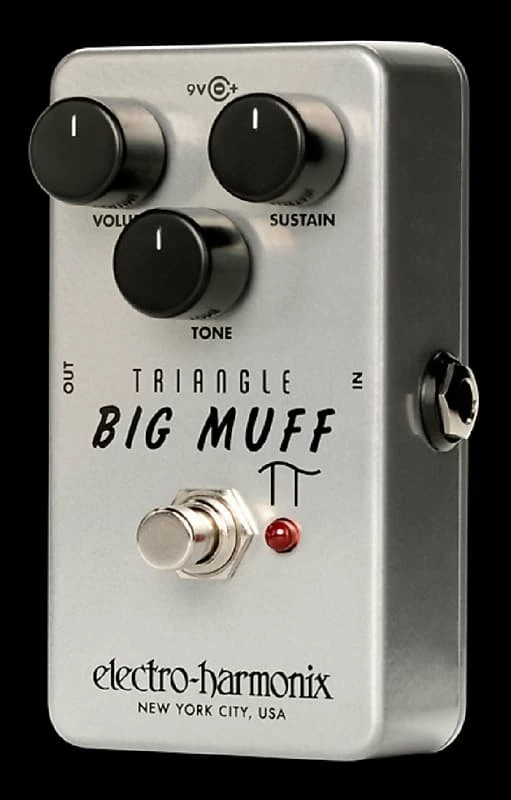 Electro-Harmonix Triangle Big Muff PI Silver *Free Shipping In The USA* Effects