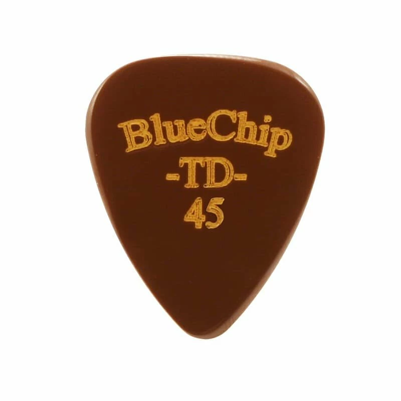 Empire Guitars Accessories Blue Chip TD45 Flat Guitar Picks (Single Guitar Pick)