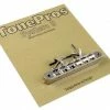 Empire Guitars Accessories TonePros System II AVR2-N Nickel Tune-o-matic ABR1 Replacement Bridge For Les Paul Style Guitars