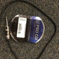 Pro Co Sound TTBQ-2 ShowSavers Neutrik Tiny Tip Male Bantam Tiny Tip To 1/4